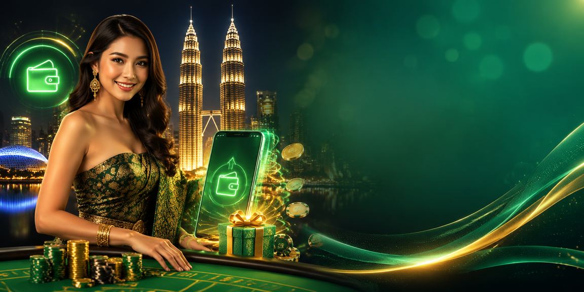 Pengguna Kuala Lumpur membuat deposit untuk bermain permainan meja kasino dalam talian
